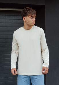 Фото - Лонгслив базовый молочный Staff milk basic - Men box