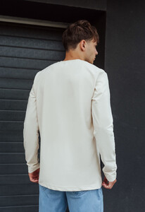 Фото - Лонгслив базовый молочный Staff milk basic - Men box