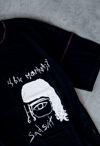 Фото - Футболка чорна Staff x SadSvit Цвіт Магнолії black oversize - Men box