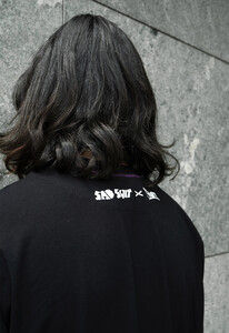 Фото - Футболка чорна Staff x SadSvit Цвіт Магнолії black oversize - Men box