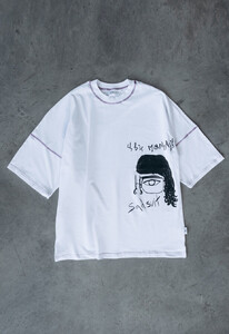 Фото - Футболка белая Staff x SadSvit Цвіт Магнолії white oversize - Men box