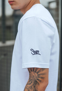 Фото - Футболка мужская белая Staff white logo - Men box