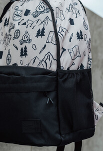 Фото - Рюкзак молочно-черный Staff 25L travel - Men box