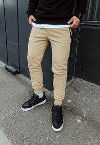 Фото - Спортивные штаны с карманами на молнии Staff wo beige - Men box