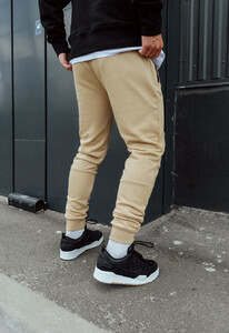 Фото - Спортивные штаны с карманами на молнии Staff wo beige - Men box