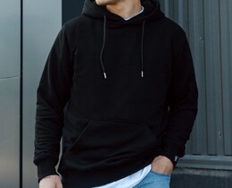 Фото - Худі чорного кольору Staff black basic - Men box
