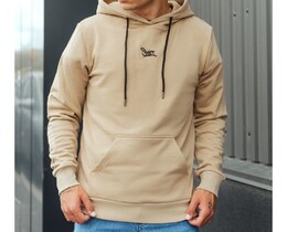 Фото - Худі класичного крою Staff beige logo - Men box