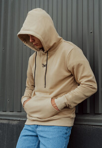 Фото - Худі класичного крою Staff beige logo - Men box