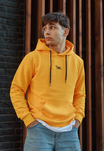 Фото - Худі жовтого кольору Staff yellow logo - Men box
