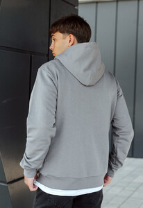 Фото - Худі сіре з бавовни Staff gray logo - Men box