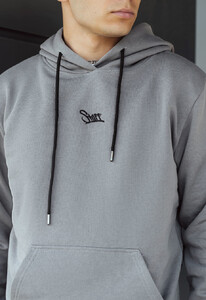 Фото - Худі сіре з бавовни Staff gray logo - Men box