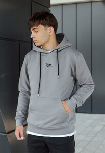 Фото - Худі сіре з бавовни Staff gray logo - Men box