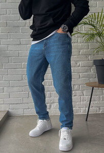 Фото - Джинсы мужские синие Staff blue regular mom - Men box