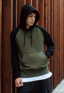 Фото - Толстовка худі з лого Staff khaki & black - Men box