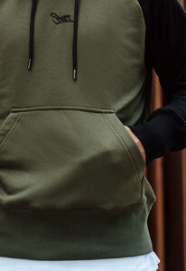 Фото - Толстовка худі з лого Staff khaki & black - Men box