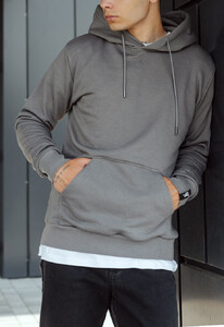 Фото - Худі сіре з кишенею Staff gray basic - Men box