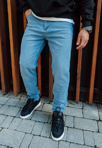 Фото - Джинсы мужские зауженные Staff light blue slim - Men box