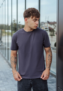 Фото - Футболка базовая серая Staff gray - Men box