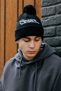 Фото - Чорна брендована шапка Staff black logo - Men box