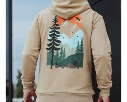 Фото - Худи с горным пейзажем Staff nature - Men box