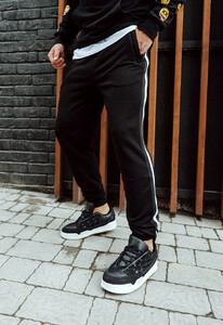 Фото - Спортивные штаны с лампасами Staff lampas black - Men box