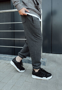 Фото - Спортивные штаны графитового цвета Staff graphite basic - Men box