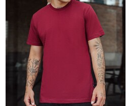 Фото - Футболка бордовая однотонная Staff bordo basic - Men box