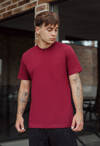 Фото - Футболка бордовая однотонная Staff bordo basic - Men box