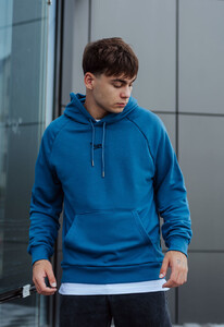 Фото - Худи синего цвета Staff blue oversize - Men box