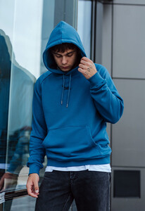 Фото - Худи синего цвета Staff blue oversize - Men box