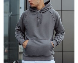 Фото - Худи серое с вышивкой Staff gray oversize - Men box