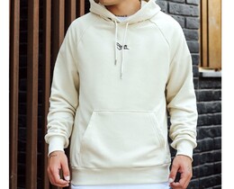 Фото - Худи молочное с логотипом Staff milk oversize - Men box