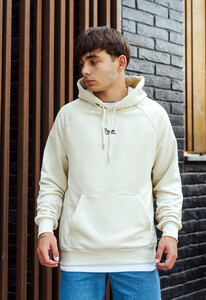 Фото - Худи молочное с логотипом Staff milk oversize - Men box