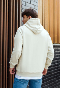 Фото - Худи молочное с логотипом Staff milk oversize - Men box