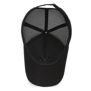 Фото - Чорна кепка Narason сітчаста з вишитим лого MY - Men box
