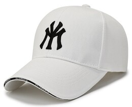 Фото - Всесезонна кепка Narason білого кольору з вишитим лого MY - Men box