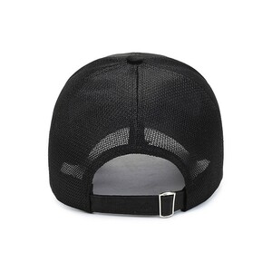 Фото - Літня бейсболка Narason в чорному кольорі з сіткою - Men box