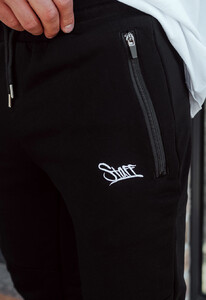 Фото - Спортивні штани чорного кольору Staff wol logo black - Men box