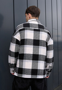 Фото - Молодежная клетчатая куртка-рубашка Staff c3 - Men box