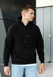 Фото - Худі оверсайз чорне Staff black logo oversize - Men box