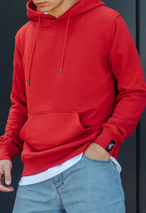 Фото - Худі червоного кольору Staff red basic - Men box