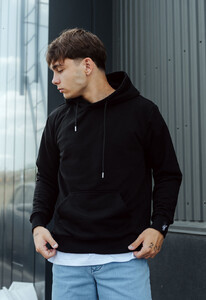 Фото - Худи черное с карманом Staff black basic - Men box