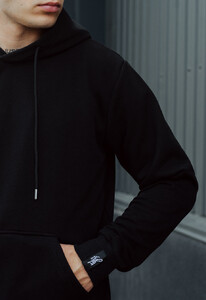 Фото - Худи черное с карманом Staff black basic - Men box