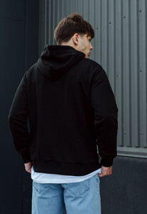 Фото - Худи черное с карманом Staff black basic - Men box