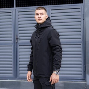 Фото - Повсякденна куртка чорного кольору Pobedov Matrix - Men box