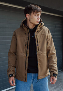 Фото - Мужская повседневная куртка Staff soft shell coyote - Men box