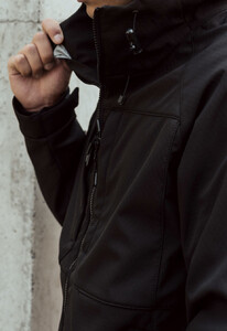 Фото - Демисезонная мужская куртка Staff soft shell black - Men box