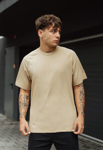 Фото - Футболка бежевая однотонная Staff basic beige - Men box