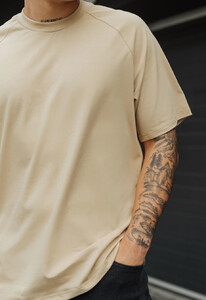 Фото - Футболка бежевая однотонная Staff basic beige - Men box