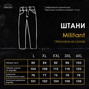 Фото - Штаны-карго на флисе Pobedov Militant в цвете хаки - Men box